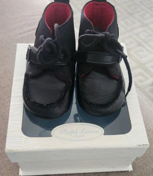 Sapatinhos Ralph Lauren Bebê - Tamanho RN (8  a 12 meses) - original