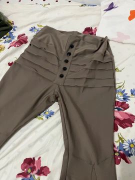 Calça social bege 