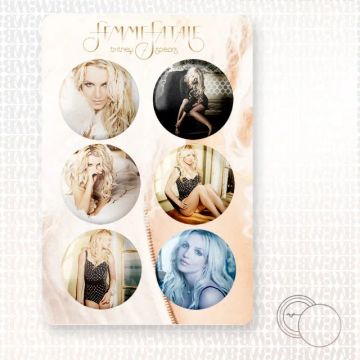 Bottons Britney Spears: Femme Fatale