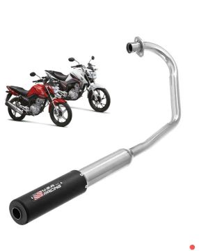 Escapamento Moto Esportivo Titan 125 2000/04 Ks Fan 125 2005/08