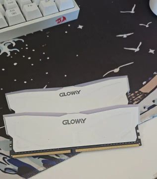 Memoria Ram 2x8gb 3200mhz Gloway branca RGB