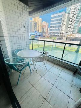 Apartamento 3 dorm., 107m² e 1 vaga demarcada - R$ 560.000 - Campo Grande - Santos/SP