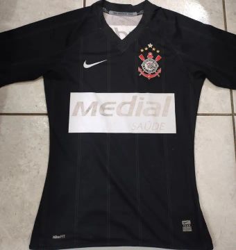 Camiseta Original Oficial do Corinthians Ano 2008 - Nike - Tamanho P - Preta
