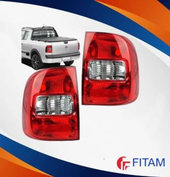 Lanterna Traseira Volkswagen Saveiro G5/G6 Cristal Fitam 2008/2016 