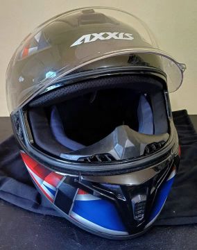 Capacete Axxis bandeira da Inglaterra.