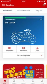 Consórcio em andamento mais de 50% pago!!