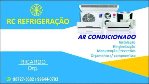 RC REFRIGERAÇÃO instalação e manutenção em promoção 