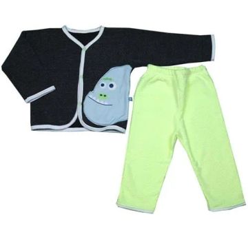Pijama B Space Amarelo - Tamanho 3 Anos