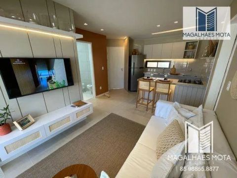 Repasse no Beach Way Riviera com 2 dormitórios à venda, 53 m² por R$ 480.000 - Curralinhos