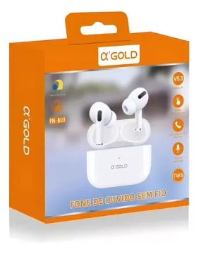 Fone de ouvido Sem fio a'gold Fn-ba3