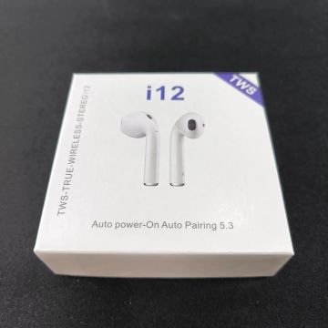 Fones de Ouvido Bluetooth i12 TWS - Novo