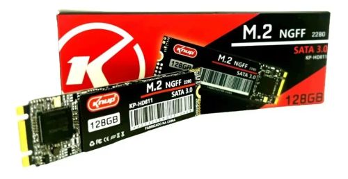 Ssd M.2 Ngff 128gb 2280 Sata 3.0 Knup - Kp-hd811 Cor Preto