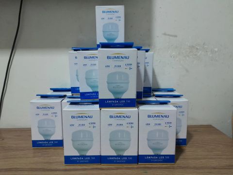 Lâmpadas LED T80 Blumenau 40W 6.500K - Pacote com 10 unidades