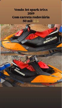 Jet Ski Sea-Doo Spark Trixx 2019 pra vende ligeiro 