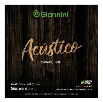 Encordoamento cordas para cavaquinho cavaco