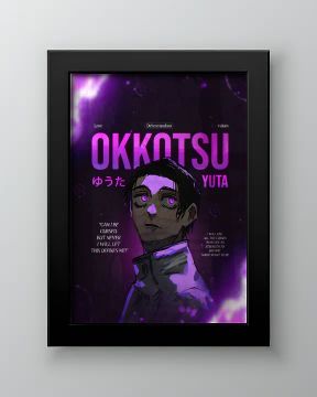 Quadro Yuta Jujutsu Kaisen - Peças de Animes e Mangas Exclusivas