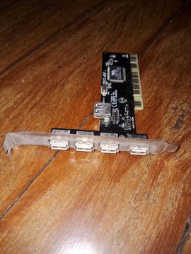 Placa controladora USB 4 portas e 3 portas para desktop baratinho para desocupar lugar 