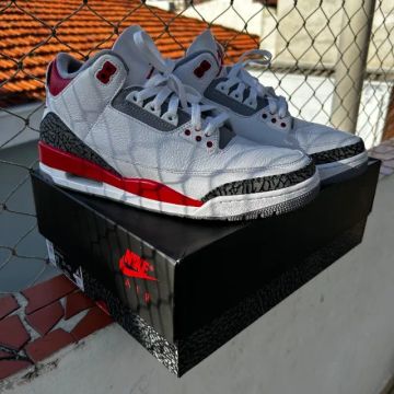 Air Jordan 3 Fire Red Tam 43 9,5/10