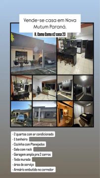 Casa em Nova Mutum Paraná - 2 quartos