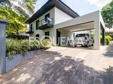 Ampla casa comercial com projeto moderno no Alto de Pinheiros