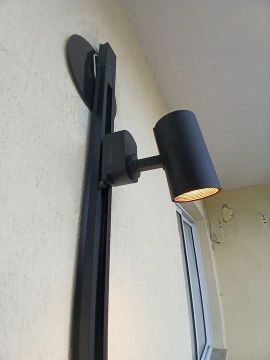 Trilho com 1 lampada