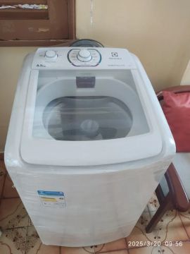 Máquina de lavar Electrolux 8.5kg nota fiscal conservada. Uso de casa entrego 