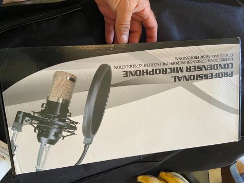 Mic condensador produto completo 