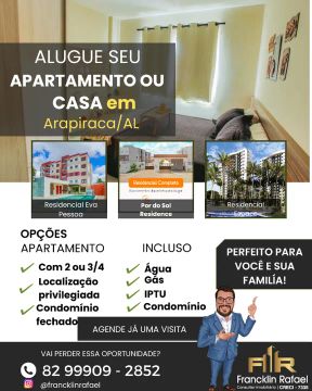 Alugue sua casa ou Apartamento em Arapiraca