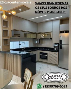 Armários de Cozinha Planejados -  Novo Projeto em 3D  do jeito dos seu sonhos !