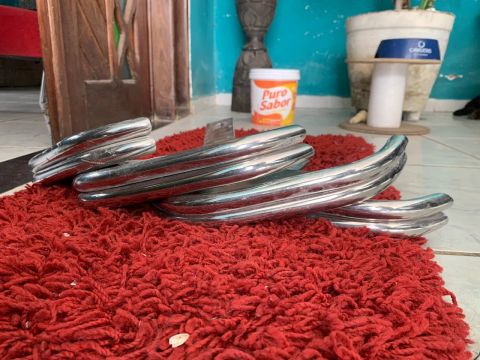 Pára-choque do fusca de inox puro