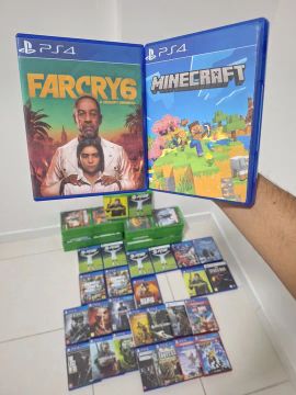 Jogo ps4 ps5 farcry6 minecraft
