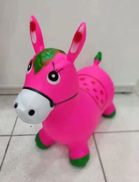 Cavalo de Pular Inflável - Divertido e Colorido