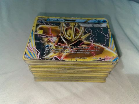 Deck de Cartas Pokémon com Empoleon TURBO - 132 Cartas 