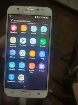 Samsung Galaxy J7 - 100% de bateria - R$ 200