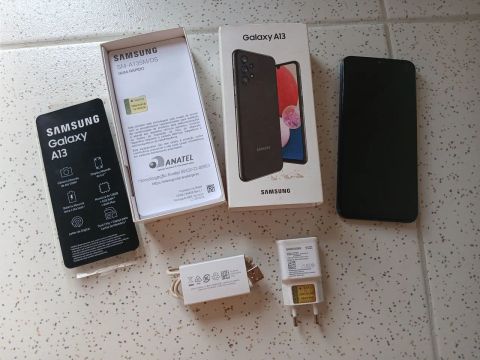 Smatphone celular samsung galaxy a13 completo com defeito. Vendo somente pela olxpay.