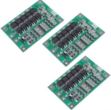 KIT 10 Placa de Proteção BMS 3S 40A para Baterias de Lítio