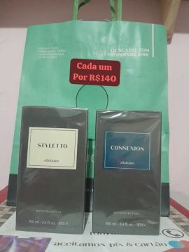 Perfume Masculino O Boticário Styletto e Conexxion 100ml - R$140