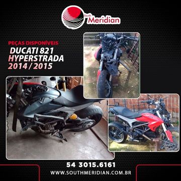Sucata de moto para retirada de peças Ducati 821 Hyperstrada