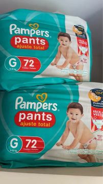 Fraldas Pampers Pants G72 - 72 unidades