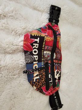 Bolsa de cintura Tropical -  NOVA- Colorida e estilosa!