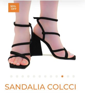Sandália Colcci Preta 37