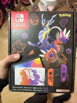Console Nintendo Switch Oled 64GB Pokémon Scarlet & Violet Edição Especial - Loja Fisica -
