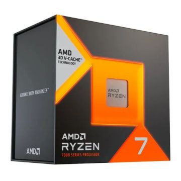 Processador AMD Ryzen 7 7800X3D até 5.0GHz, AM5, Cache 104MB, 8-Núcleos 16-Threads - 100-1