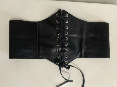 Cinto elástico corselet preto