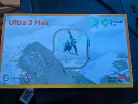 Smartwatch Ultra 3 Max novo - Tela 2.30 polegadas