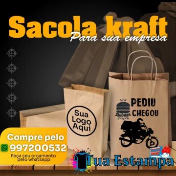 Sacolas Kraft Personalizadas