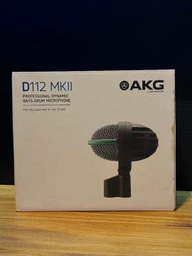 Microfone AKG D112 MKII - O Padrão para Captação de Bumbo e Instrumentos de Baixa Freq.