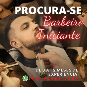 Procura-se barbeiro iniciante !