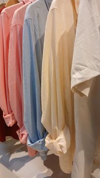Camisa masculina de linho legítimo 