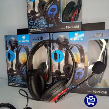 Headset Gamer G10 PS4/X-ONE com Vibração - Novo